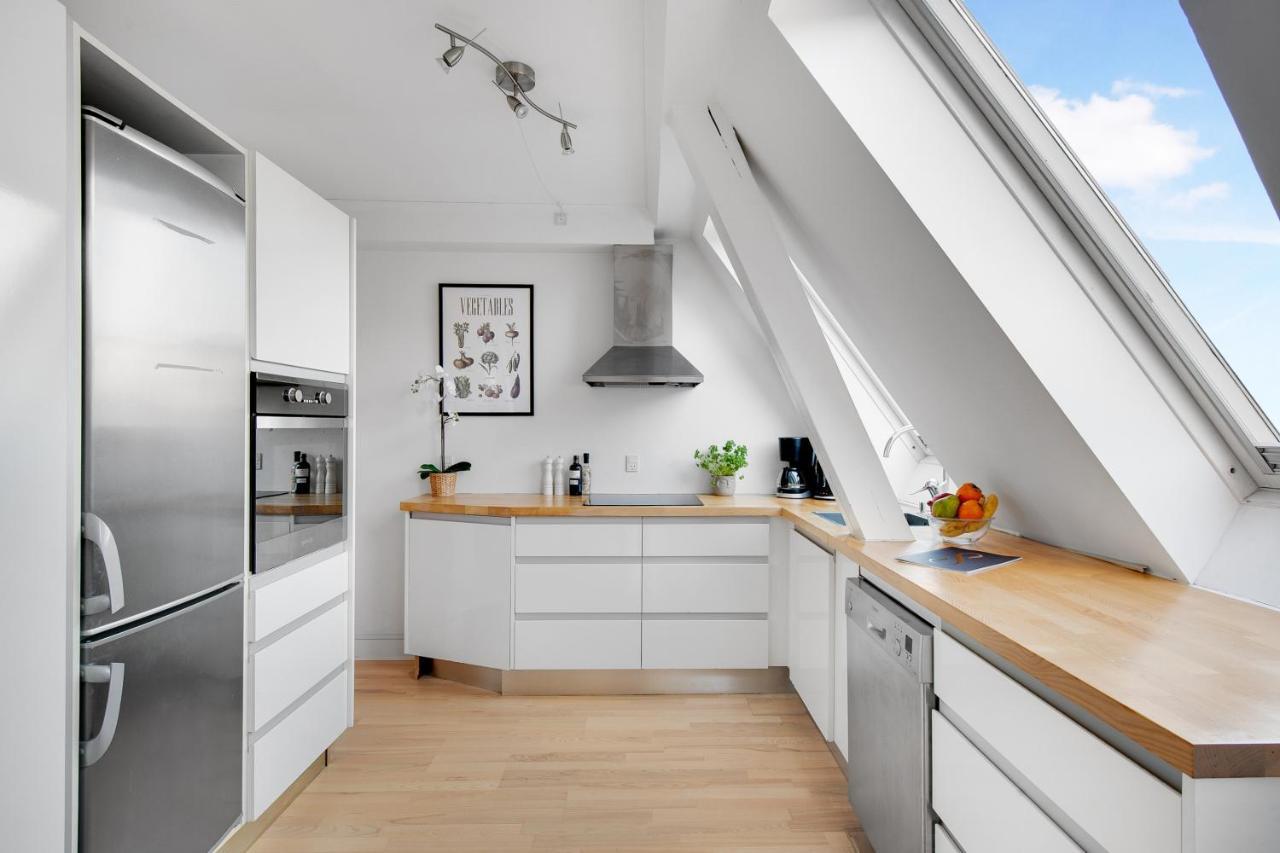 Sanders Leaves - Cute One-Bedroom Apartment With A Large Rooftop Terrace København Ngoại thất bức ảnh